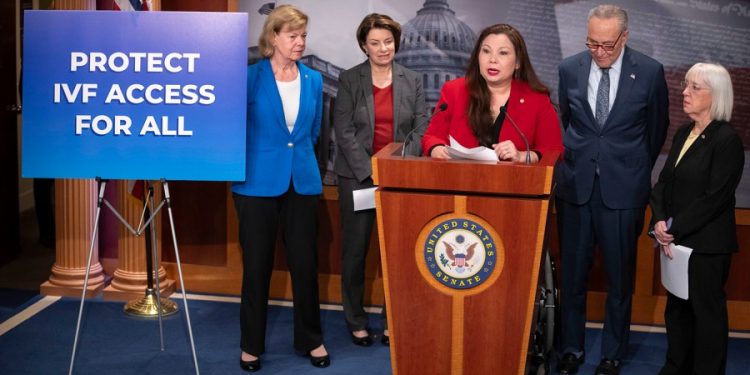 Senate Republicans block legislation to codify IVF access