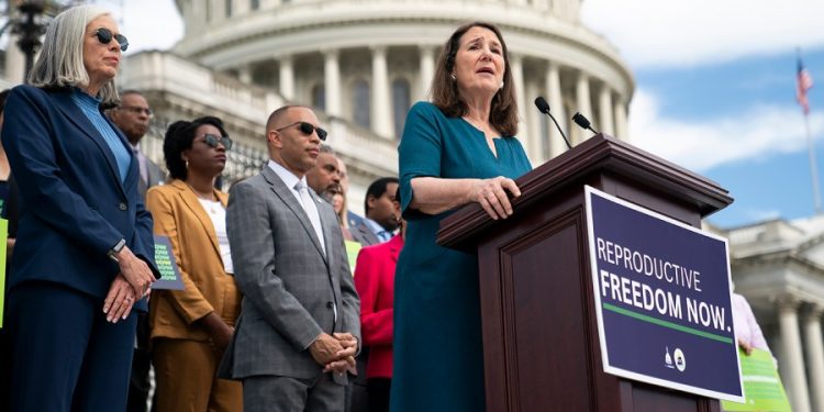 Democrats vow to make abortion protections top priority if given majority