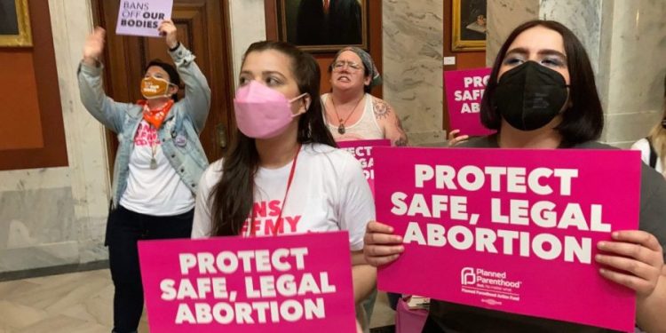 Kentucky woman seeking abortion sues state over near-total ban