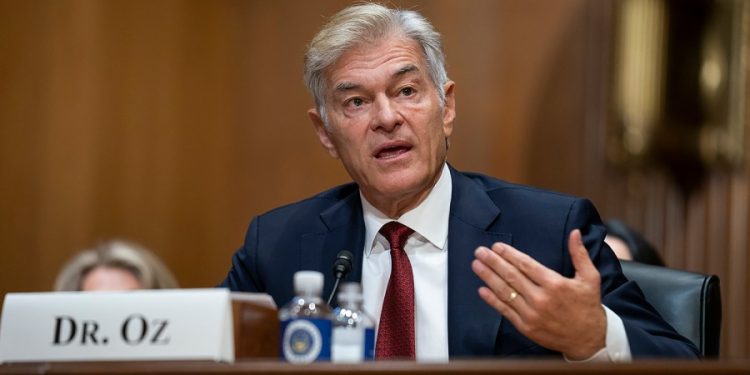 Oz moves closer to confirmation as Medicare, Medicaid chief