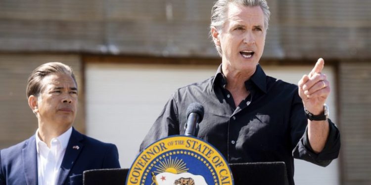 Newsom labels Vance ‘dips—‘ over migrant health care spending claim