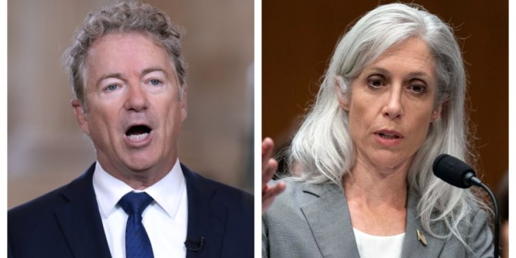 Paul gets into testy exchange over vaccines with fired CDC director