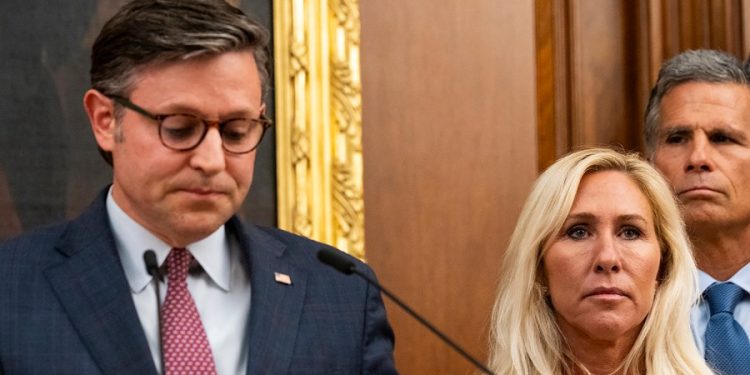 Johnson says he had ‘thoughtful’ talk with Greene amid her criticism of health care costs