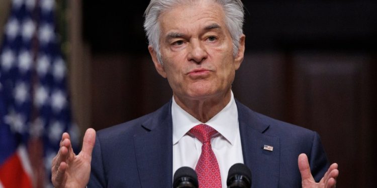 Dr. Oz to helm White House press briefing 